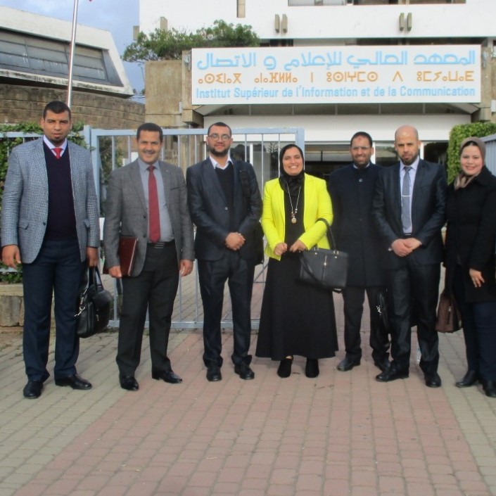 زيارة المعهد العالي للإعلام والاتصال